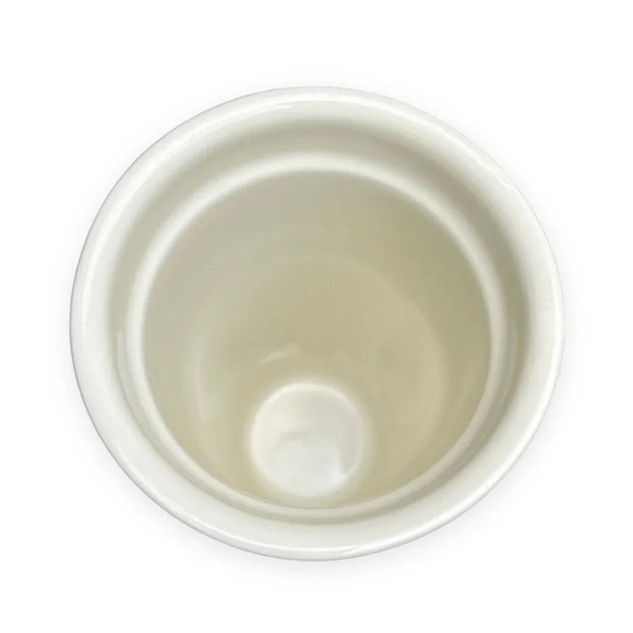 Rae Dunn MINE Tall Ceramic Travel Mug with  Lid - Picture 6 of 7